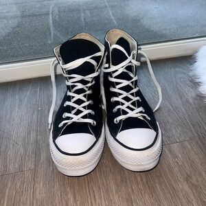 Chuck Taylor All Star Lift Platform Canvas - Black - W8.5